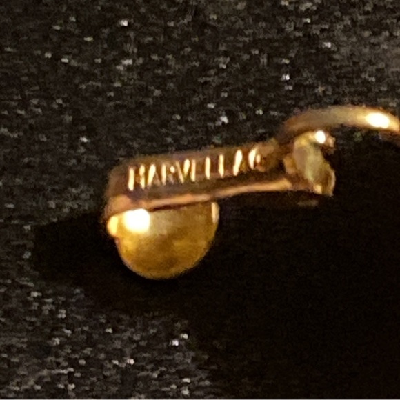 Vintage Marvella pink button size clip on earrings - Picture 4 of 7